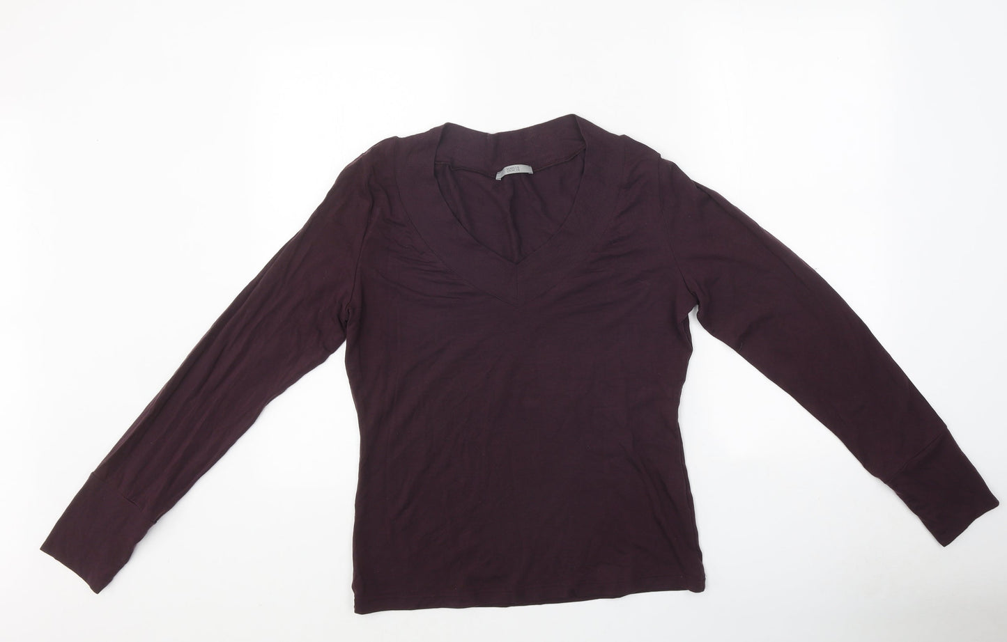 Womens UK Size  Marks and Spencer Purple Basic T-Shirt