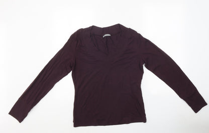 Womens UK Size  Marks and Spencer Purple Basic T-Shirt