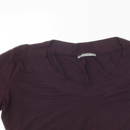 Womens UK Size  Marks and Spencer Purple Basic T-Shirt