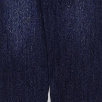 Incorporate Wear Mens Blue Cotton Skinny Jeans Size 28 in L30 in Regular Button