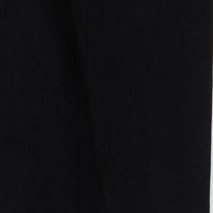 Denim & Co. Womens Black Cotton Skinny Jeans Size 12 L29 in Regular Button
