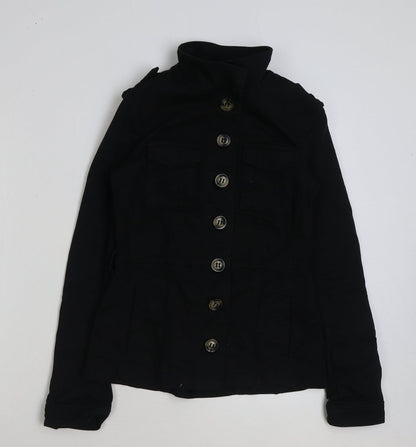 Womens UK Size 10 H&M Black Jacket