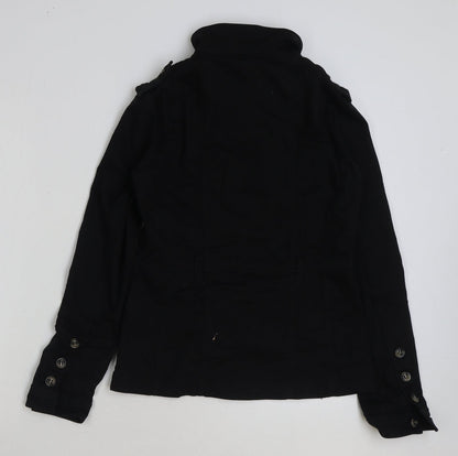 Womens UK Size 10 H&M Black Jacket