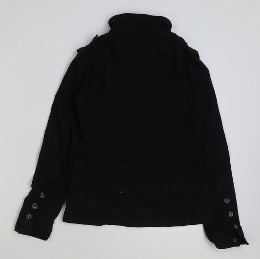 Womens UK Size 10 H&M Black Jacket