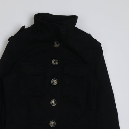 Womens UK Size 10 H&M Black Jacket