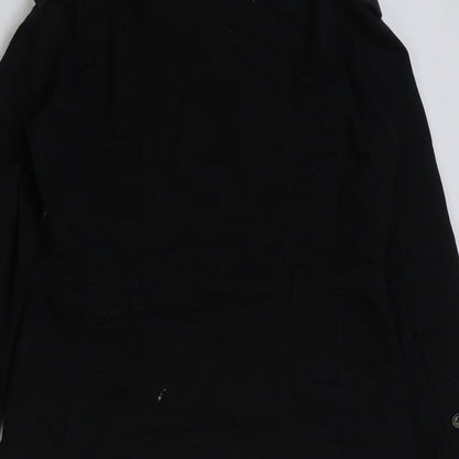Womens UK Size 10 H&M Black Jacket