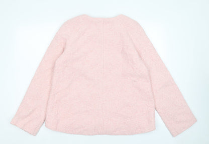 Papaya Womens Pink Jacket Size 16 Zip