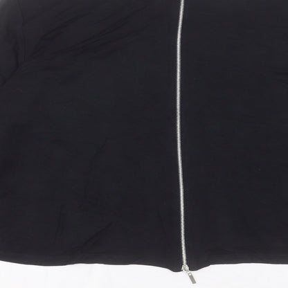 Womens UK Size 16 Wallis Black Basic T-Shirt