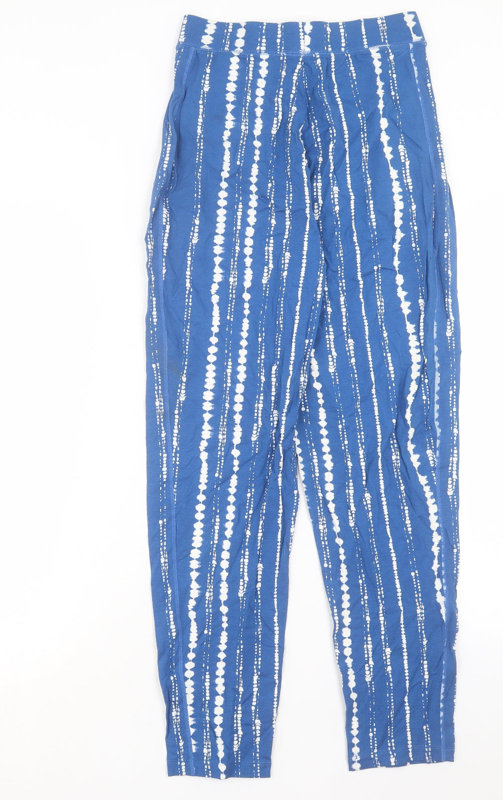 Womens UK Size 8 Marks and Spencer Regular Fit  Blue Trousers