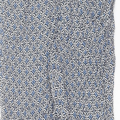 Womens UK Size 8 Marks and Spencer Regular Fit  Blue Trousers