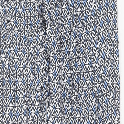 Womens UK Size 8 Marks and Spencer Regular Fit  Blue Trousers