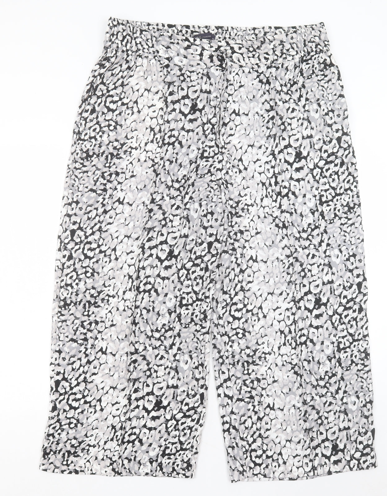 Womens UK Size 20 Marks and Spencer Regular Fit  Grey Trousers
