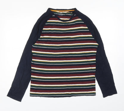 Womens UK Size S Marks and Spencer Multicoloured Ringer T-Shirt