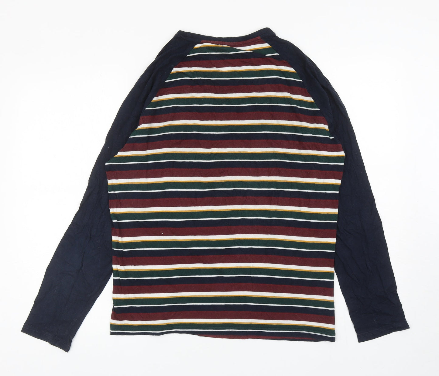 Womens UK Size S Marks and Spencer Multicoloured Ringer T-Shirt