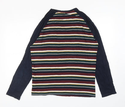Womens UK Size S Marks and Spencer Multicoloured Ringer T-Shirt