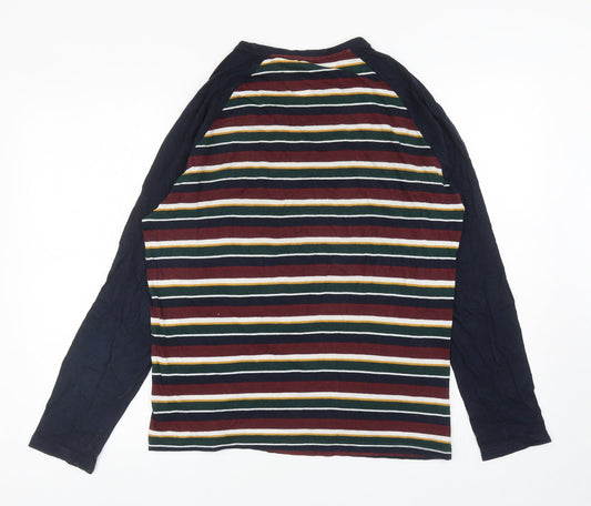 Womens UK Size S Marks and Spencer Multicoloured Ringer T-Shirt