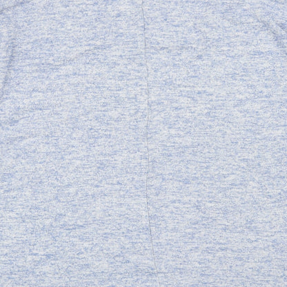 George Womens Blue Boat Neck Viscose Pullover Jumper Size 14