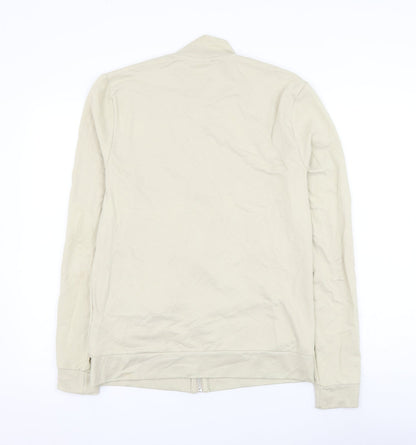 Mens UK Size M ASOS Beige Full Zip Sweatshirt
