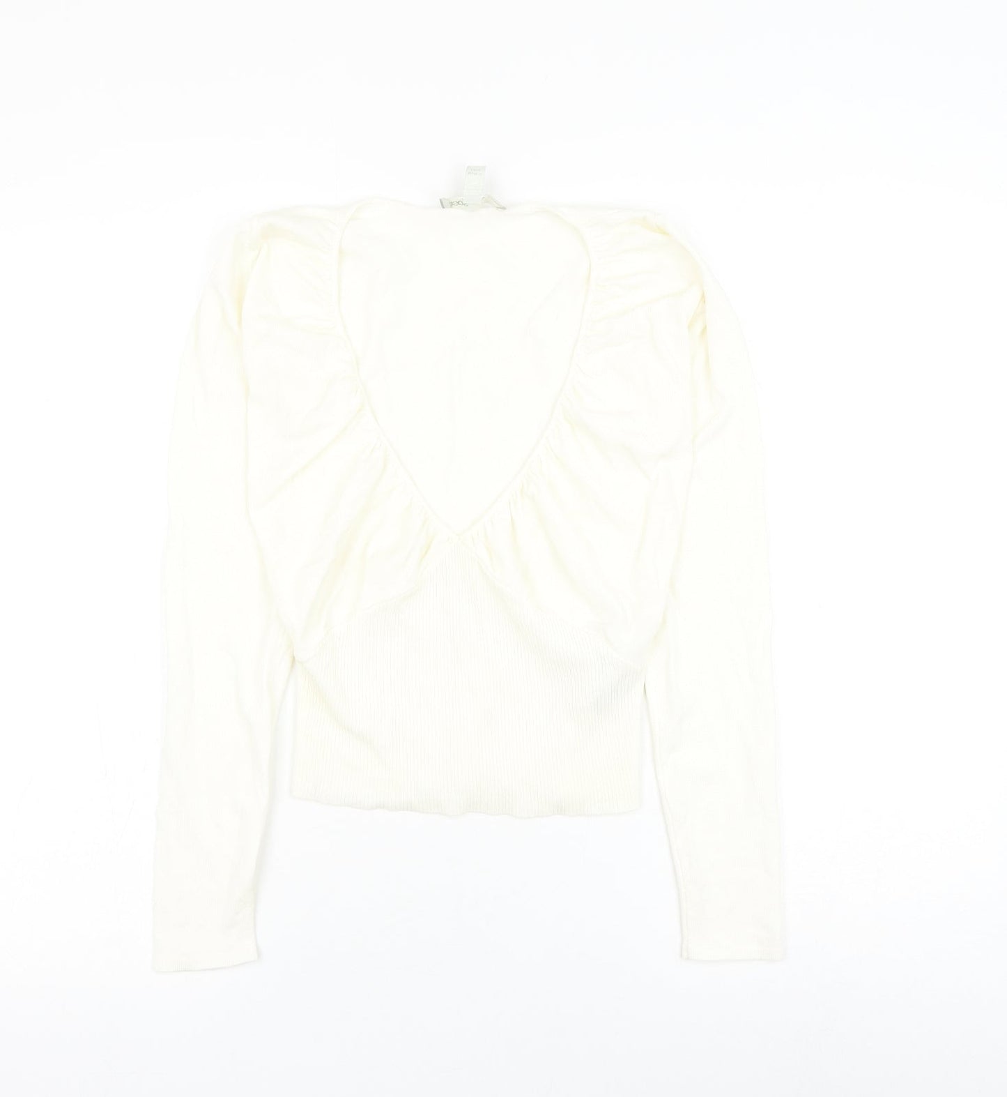 Womens UK Size 8 ASOS White Basic Blouse