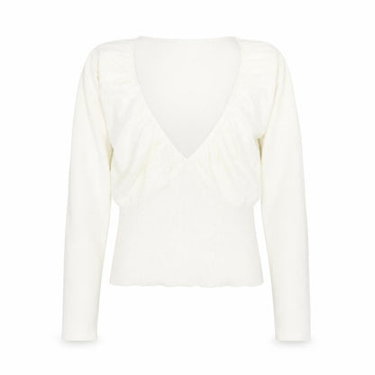 Womens UK Size 8 ASOS White Basic Blouse