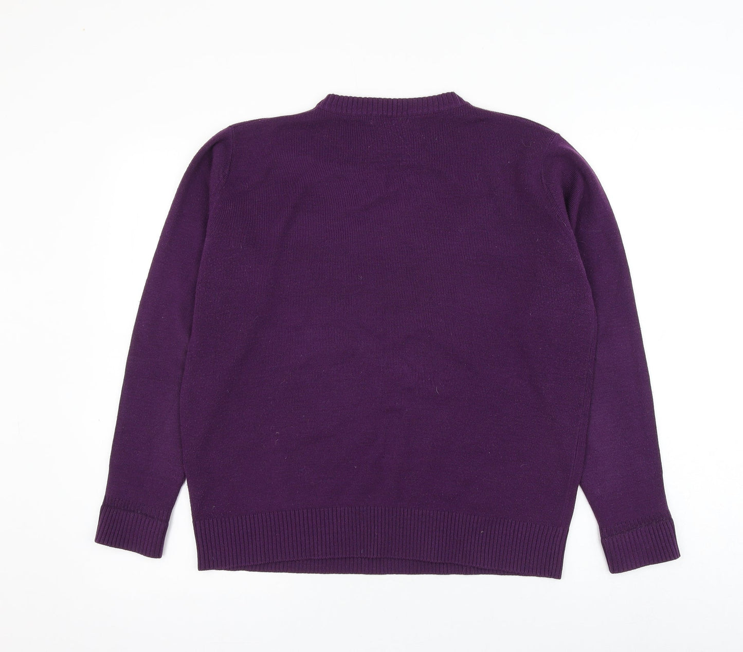 Womens UK Size 14 Berkertex Purple Pullover Jumper