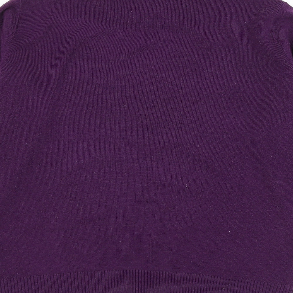 Womens UK Size 14 Berkertex Purple Pullover Jumper