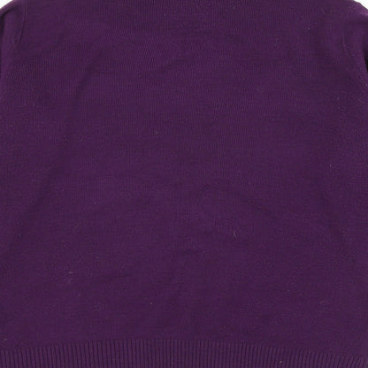 Womens UK Size 14 Berkertex Purple Pullover Jumper