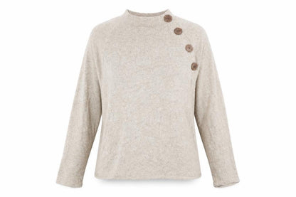 Womens UK Size S H&M Beige Pullover Jumper