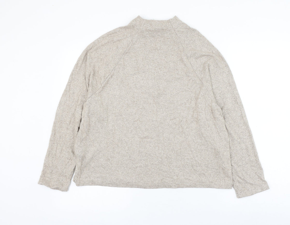 Womens UK Size S H&M Beige Pullover Jumper