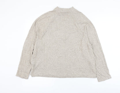 Womens UK Size S H&M Beige Pullover Jumper