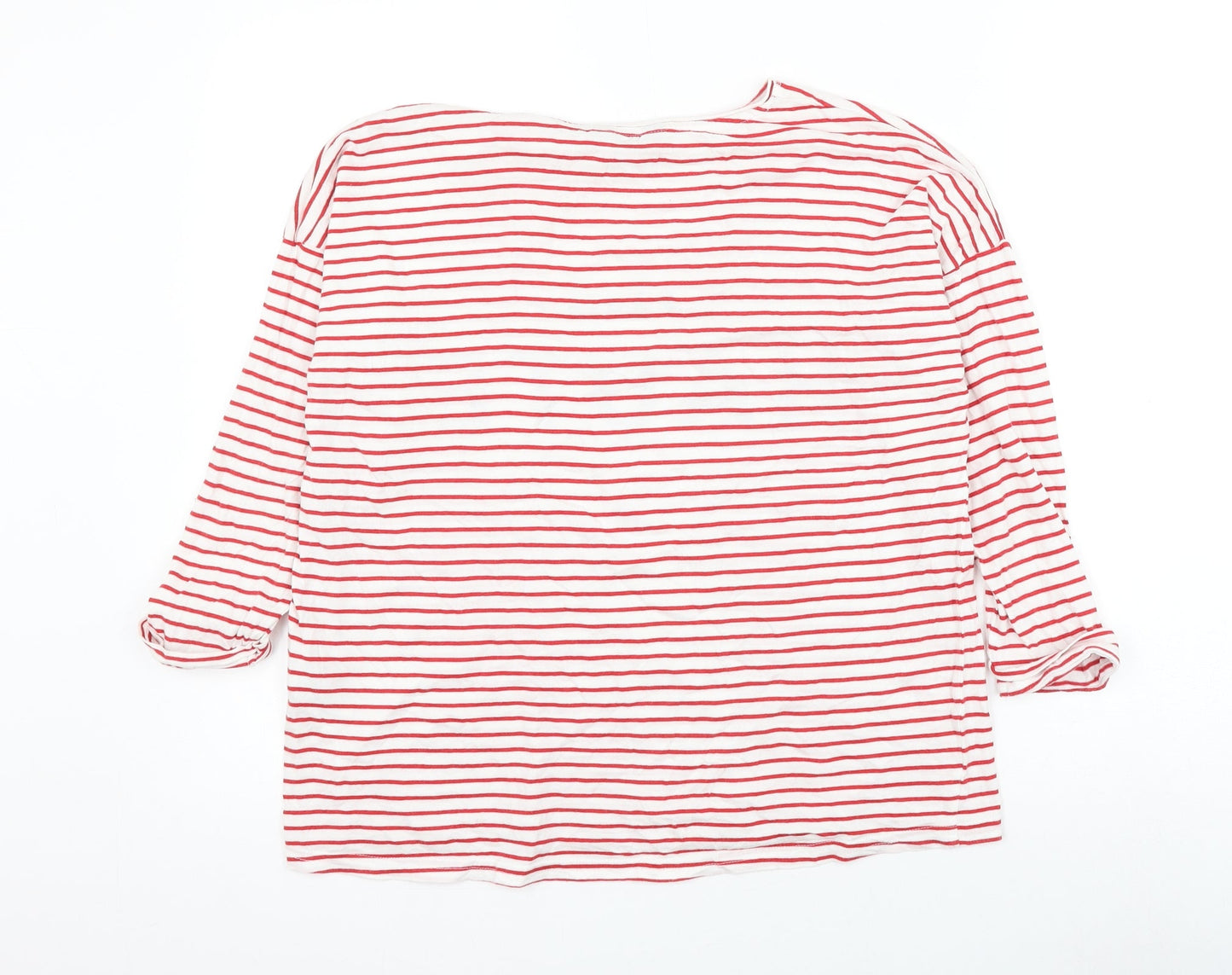 Womens UK Size 8 New Look Red Basic Blouse