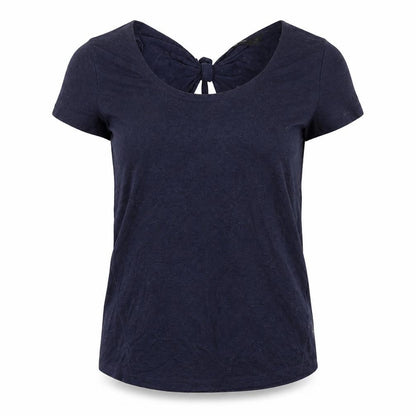 Womens UK Size 10 F&F Blue Basic T-Shirt