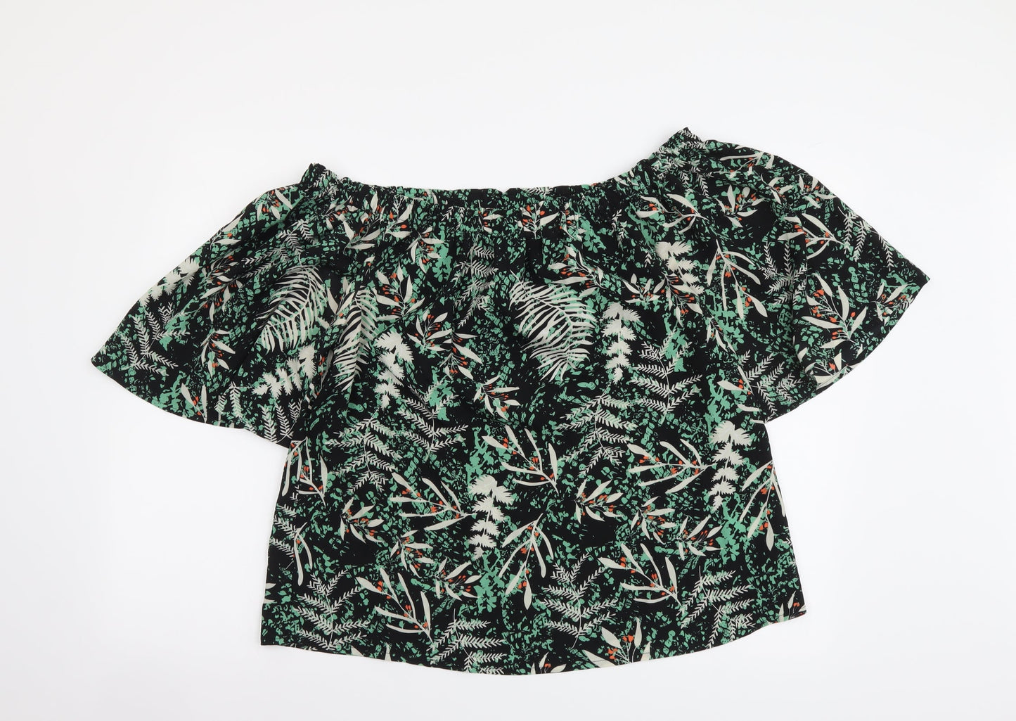 Womens UK Size 14 Studio Multicoloured Basic Blouse
