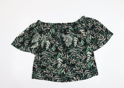 Womens UK Size 14 Studio Multicoloured Basic Blouse