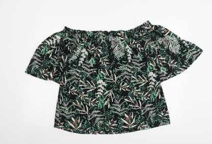 Womens UK Size 14 Studio Multicoloured Basic Blouse