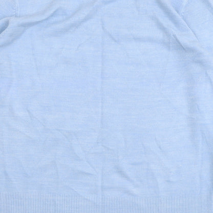 Womens UK Size 14 Maine Blue Pullover Jumper