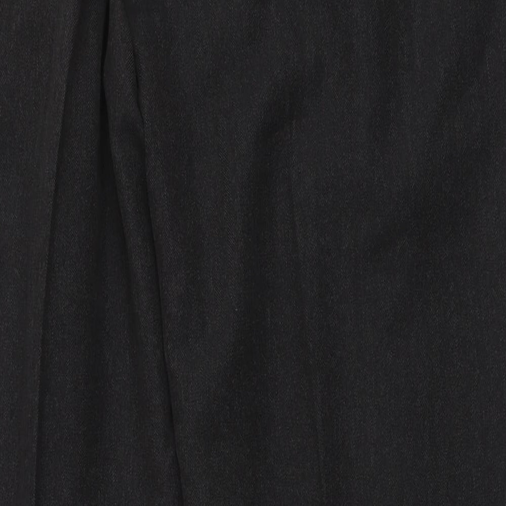 JACK REID Mens Grey Polyester Trousers Size 38 in L30 in Regular Button