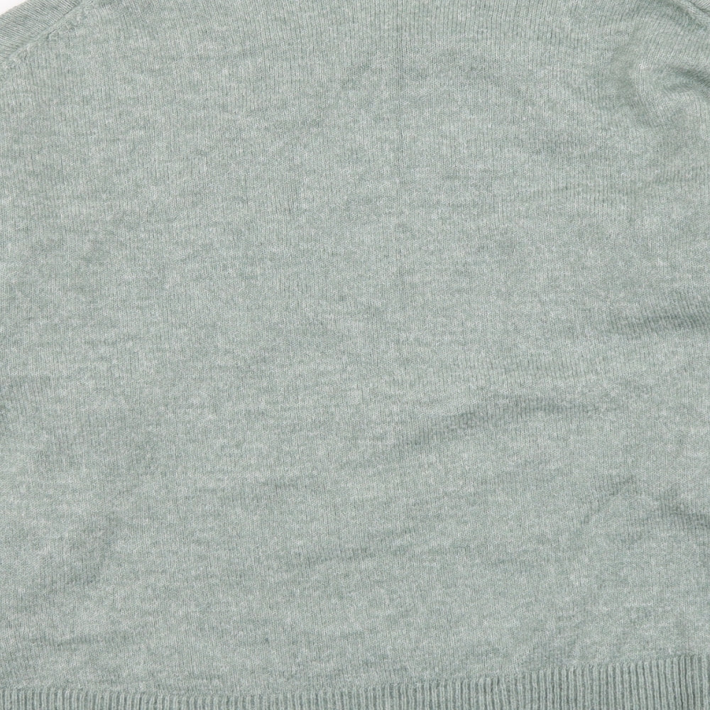 Womens UK Size M H&M Green Pullover Jumper