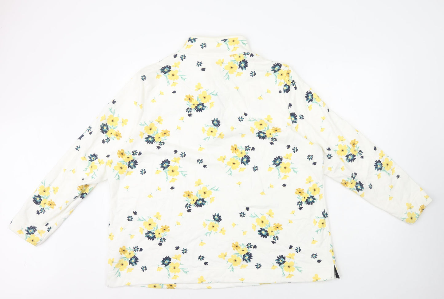 Womens UK Size 22 Love Leisure White Pullover Jumper