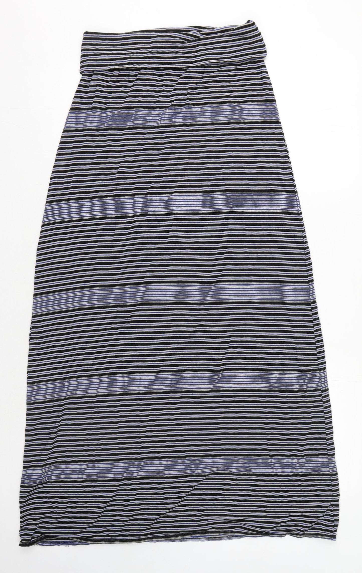 Max Studio Womens Multicoloured Striped Rayon A-Line Skirt Size M
