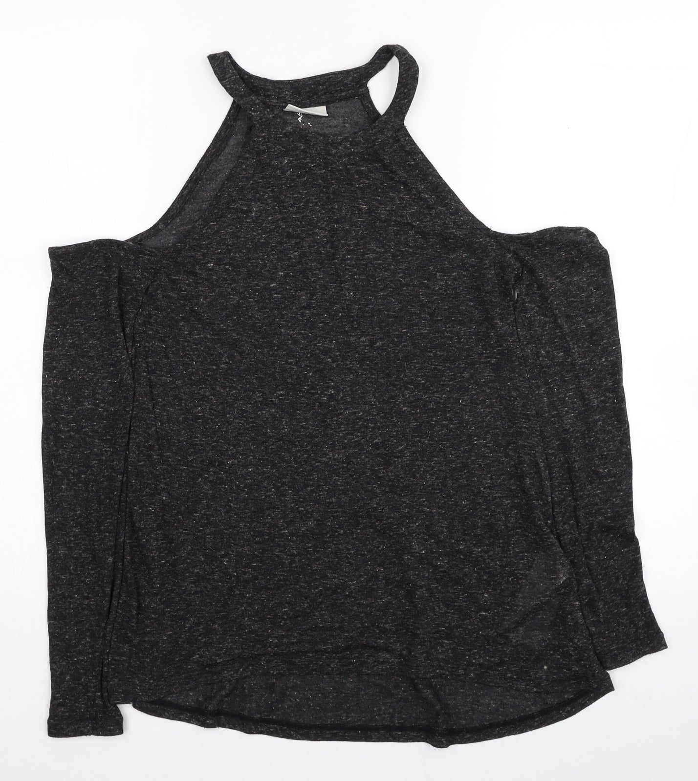 Womens UK Size XS Noisy may Black Basic T-Shirt