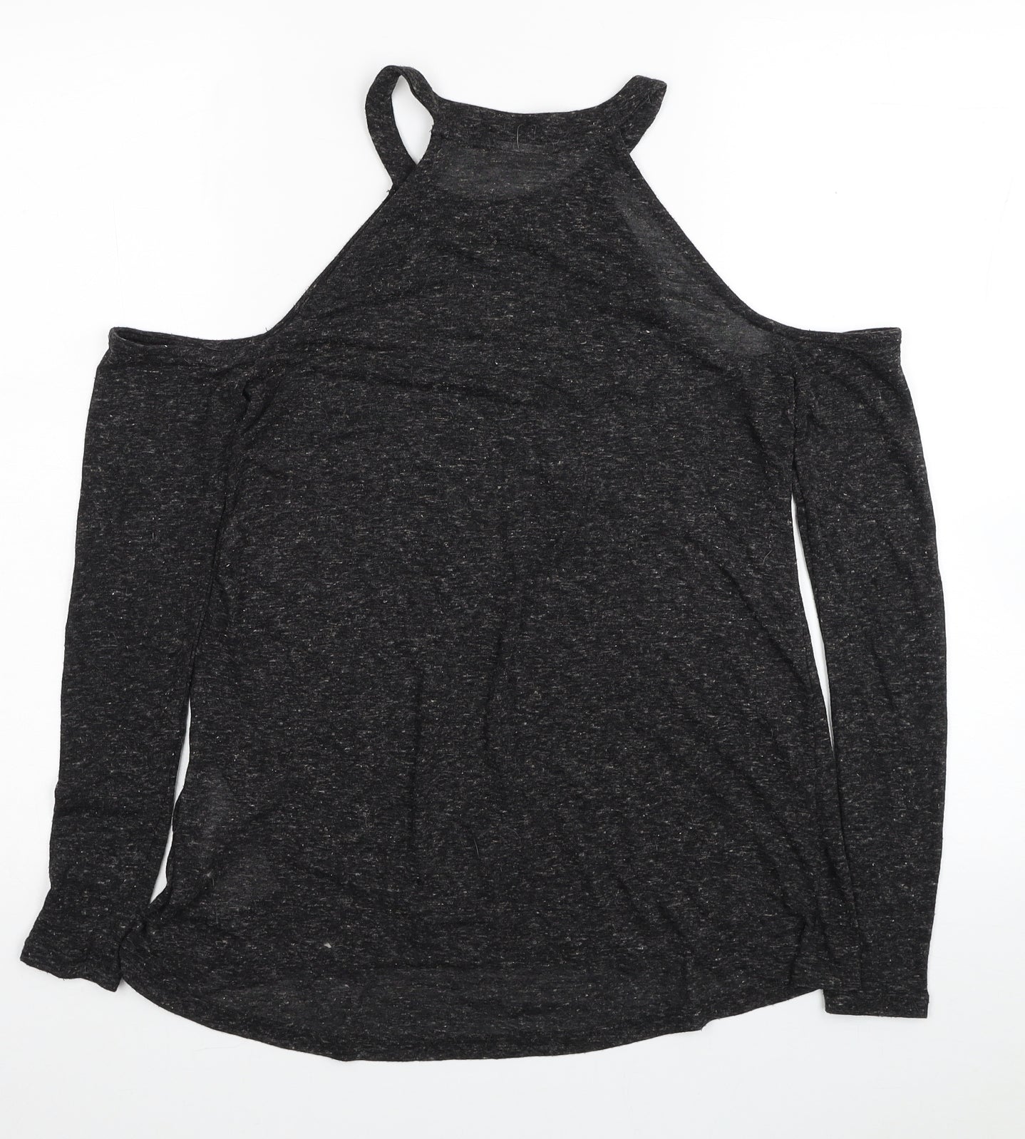 Womens UK Size XS Noisy may Black Basic T-Shirt