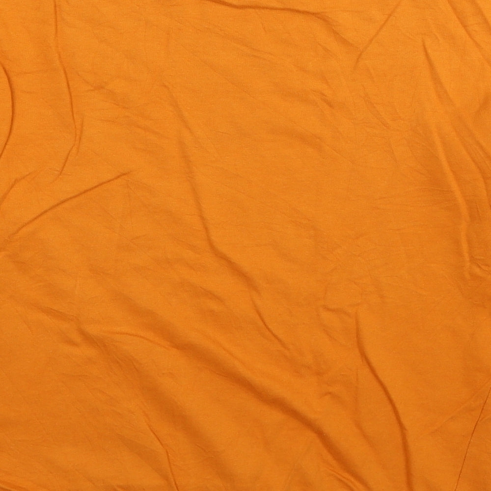 H&M Womens Orange Cotton Pullover Sweatshirt Size M Pullover - Always On Fleek