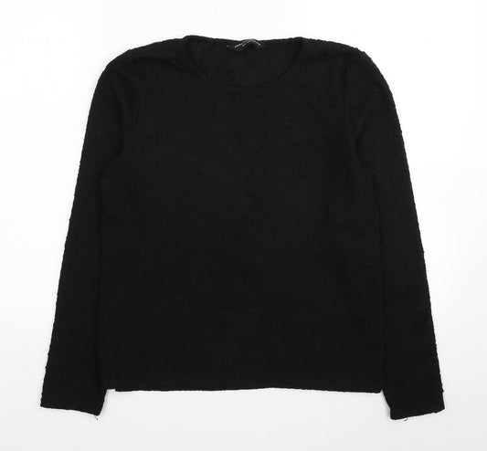Womens UK Size 12 Dorothy Perkins Black Pullover Jumper