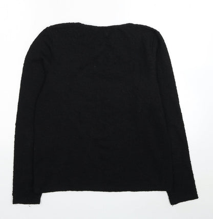 Womens UK Size 12 Dorothy Perkins Black Pullover Jumper