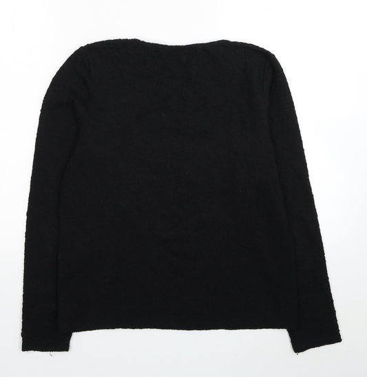 Womens UK Size 12 Dorothy Perkins Black Pullover Jumper