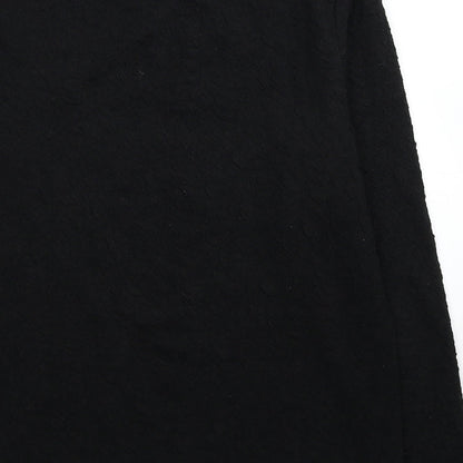 Womens UK Size 12 Dorothy Perkins Black Pullover Jumper
