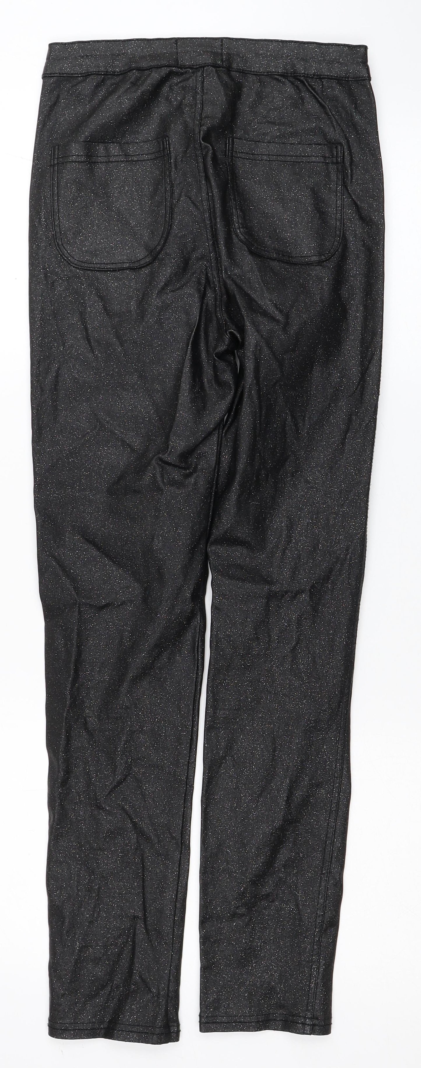 Womens UK Size 10 Denim Club Regular Fit Skinny Black Jeans