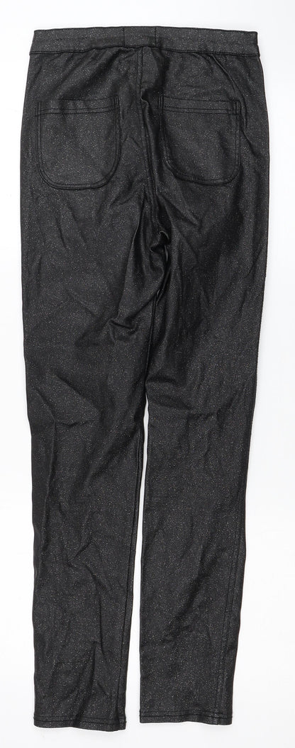 Womens UK Size 10 Denim Club Regular Fit Skinny Black Jeans
