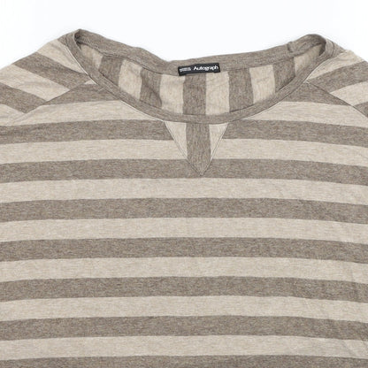 Womens UK Size 14 Marks and Spencer Grey Basic T-Shirt
